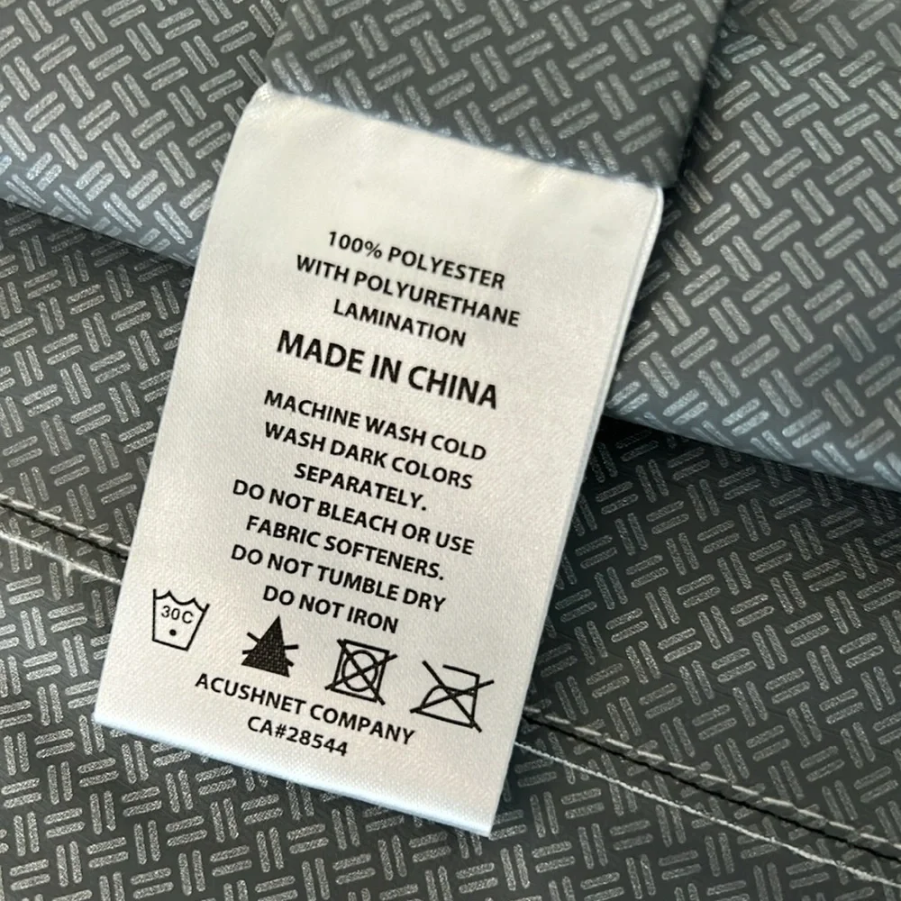 Footjoy Gray and Black Zip-Up Jacket - Picture 5 of 9